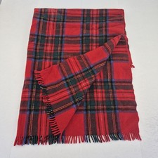 Wool Travel Rug Red Picnic