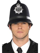 Smiffys Police Hat, Black