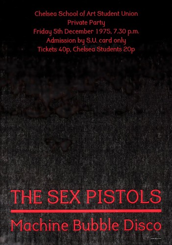 The sex pistols concert - sex, poster
