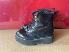 H&M Kids Black Leather Lace Up