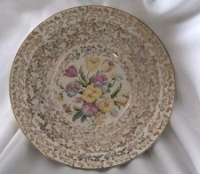 H&K Tunstall Old English Sampler Serving Bowl c.1933 