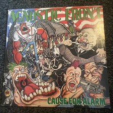 Agnostic Front – Cause For Alarm LP WITH INNER.  Rough Justice – JUST 3 1986 