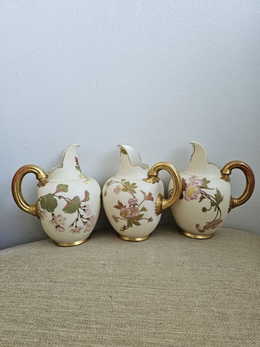 Blush ivory set antique - of, 3