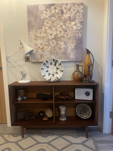 Vintage teak compact sideboard - vintage,