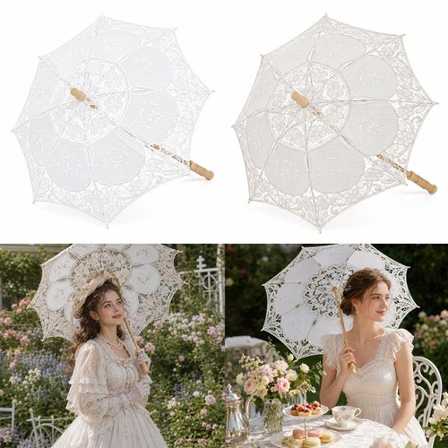 Embroidery lace parasol - lace,