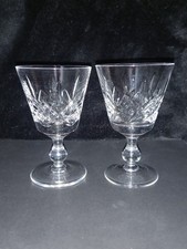 Two Stuart Crystal Glengarry Cambridge Wine Glasses.