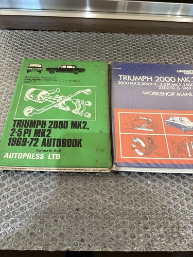 Triumph 2000 mk2 workshop - triumph,