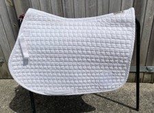 Eskadron Quilt White Cotton Saddlecloth