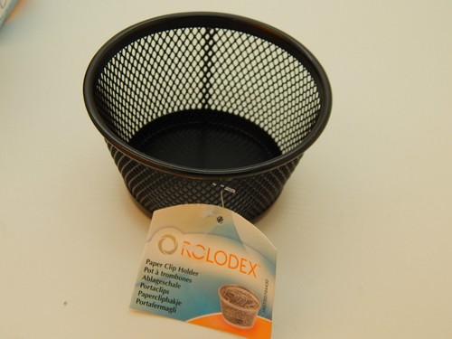 Paper clip holder rolodex - paper,