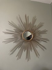 HUGE GOLD METAL SUNBURST