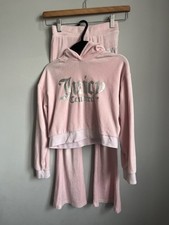 Juicy Couture Girls Pink Tracksuit Size 9-10 Years
