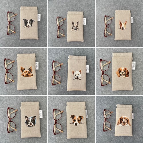 Dog breeds glasses case - dog,