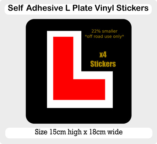 Smaller self adhesive l - 22%,