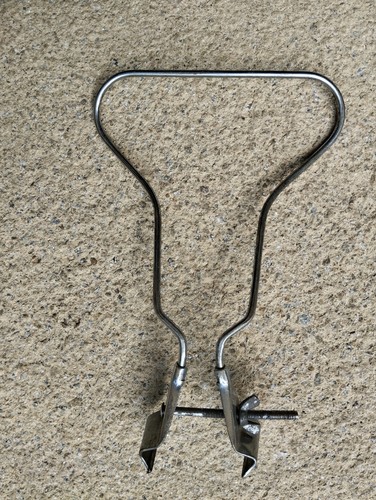 Vintage steel rear pannier - steel,