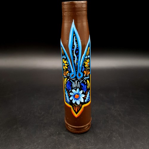 Vintage hand painted brass - hand,
