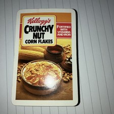 Kellogg’s Crunchy Nut Cornflakes Playing Cards Vintage 1986 Deck Of 52 Cards
