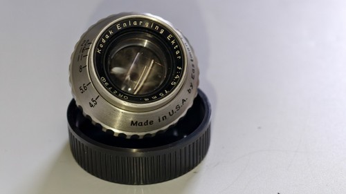 Kodak ektar 75mm coated - kodak, 4.5