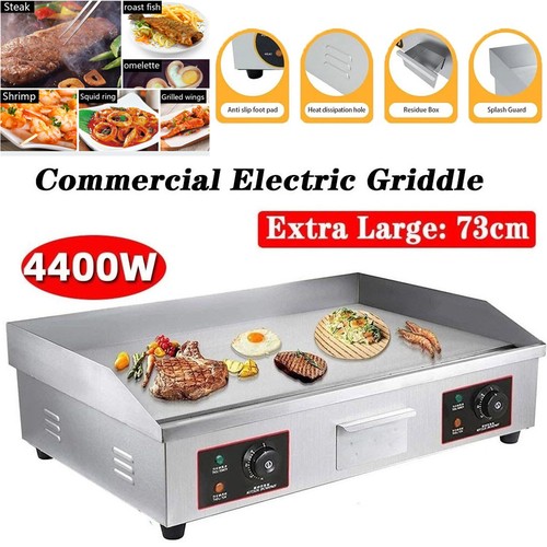 Electric griddle flat top bbq - flat,