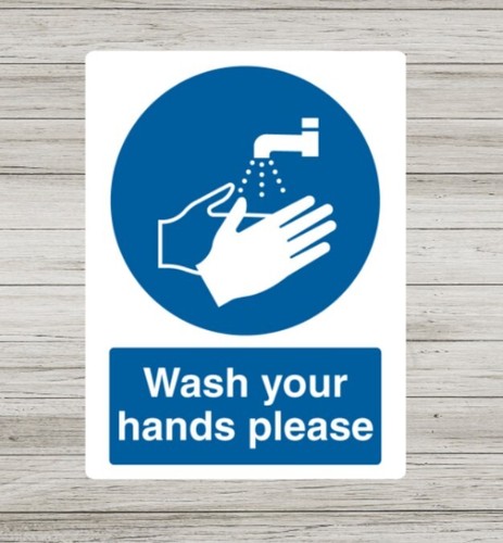 Metal signs wash - metal,