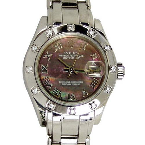 Rolex ladies 18kt wg - -,