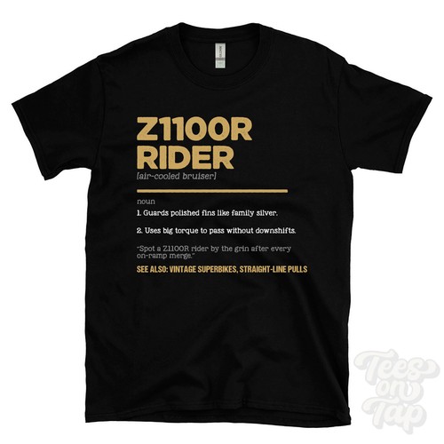 Z1100r rider shirt - z1100r, t-shirt