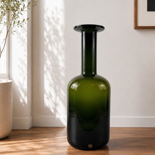 Holmegaard gulvase olive - holmegaard,