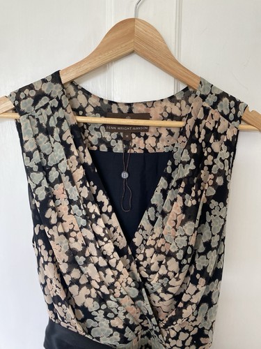 Vintage style silk dress size - vintage,