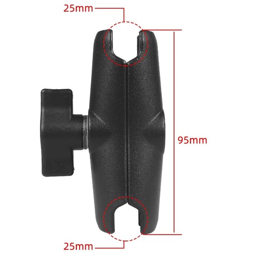 Aluminum double socket - double, arm