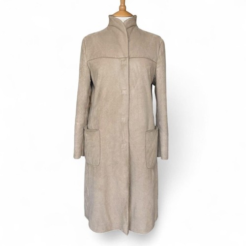 Armani jeans beige faux fur - armani,
