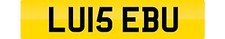 LUIS Private number plate LU15