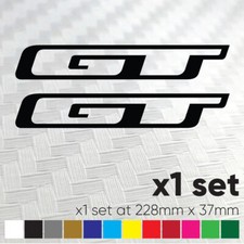 Bike stickers vinyl - gt, decal