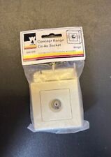 Caravan Motorhome W4 Concept Range Co-Ax Socket Beige 38402B