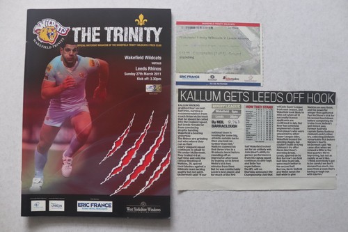 Wakefield wildcats leeds - wakefield, v