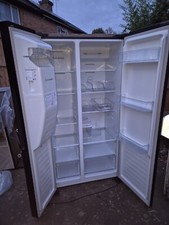 Fridgemaster MS91500IEB American Fridge Freezer - Black - Freestanding