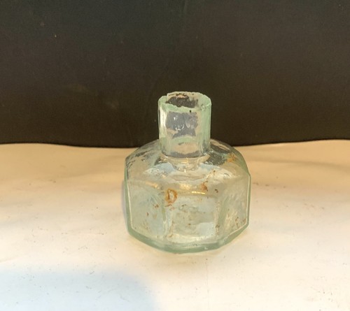 One victorian half penny ink - one,