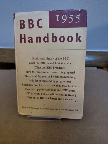 Bbc handbook 1955 stamped - -,