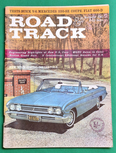 Road track nov - &,