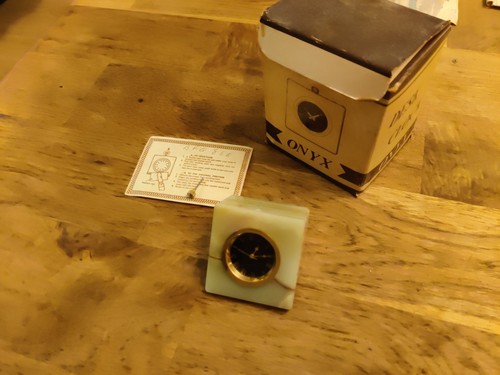 Vintage miniature onyx - vintage, desk