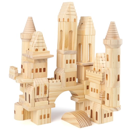 Pieces wooden castle - pieces,