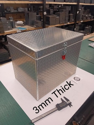Aluminum tool box quad trailer - aluminum,