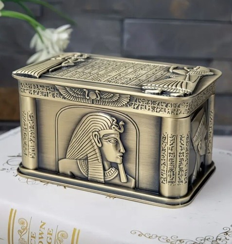 Egyptian themed coin storage - egyptian,