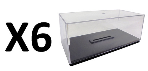 Set acrylic display cases - of, 6