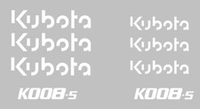 Decal Sticker set for: KUBOTA