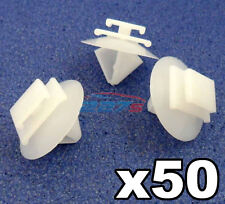 50x Peugeot Side Moulding Clips / Rubstrip Plastic Trim Clips / Fastener Clips