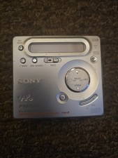 Sony MZ-G755 Minidisc FM/AM Radio MD Walkman Player and Recorder Silver Working