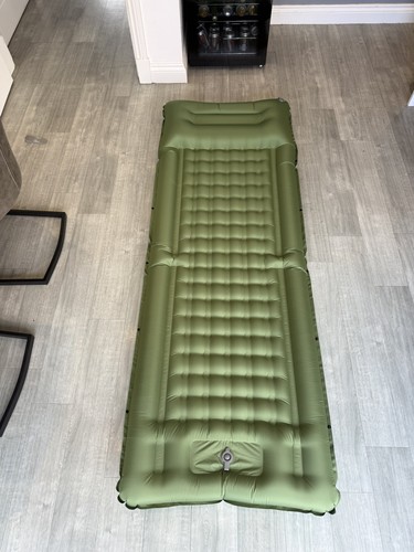 Green single camping mat - camping, with