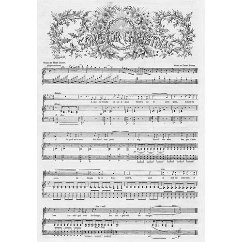 Victorian sheet music a song - -,