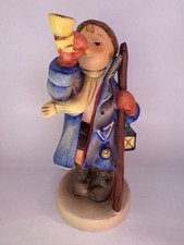 Hummel Goebel Figurine Boy - Hear Ye Here Ye Horn Blower - Early Issue 1960's ❤