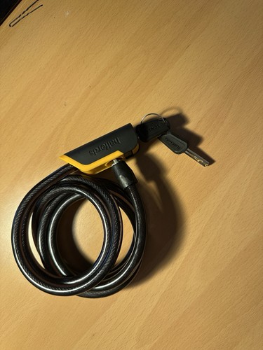 Halfords 180cm cable lock with - 180cm,