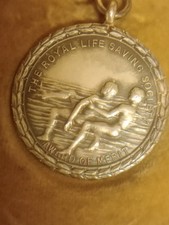 VINTAGE SILVER MEDAL THE ROYAL LIFE SAVING SOCIETY AWARD OF MERIT 1933 BOXED